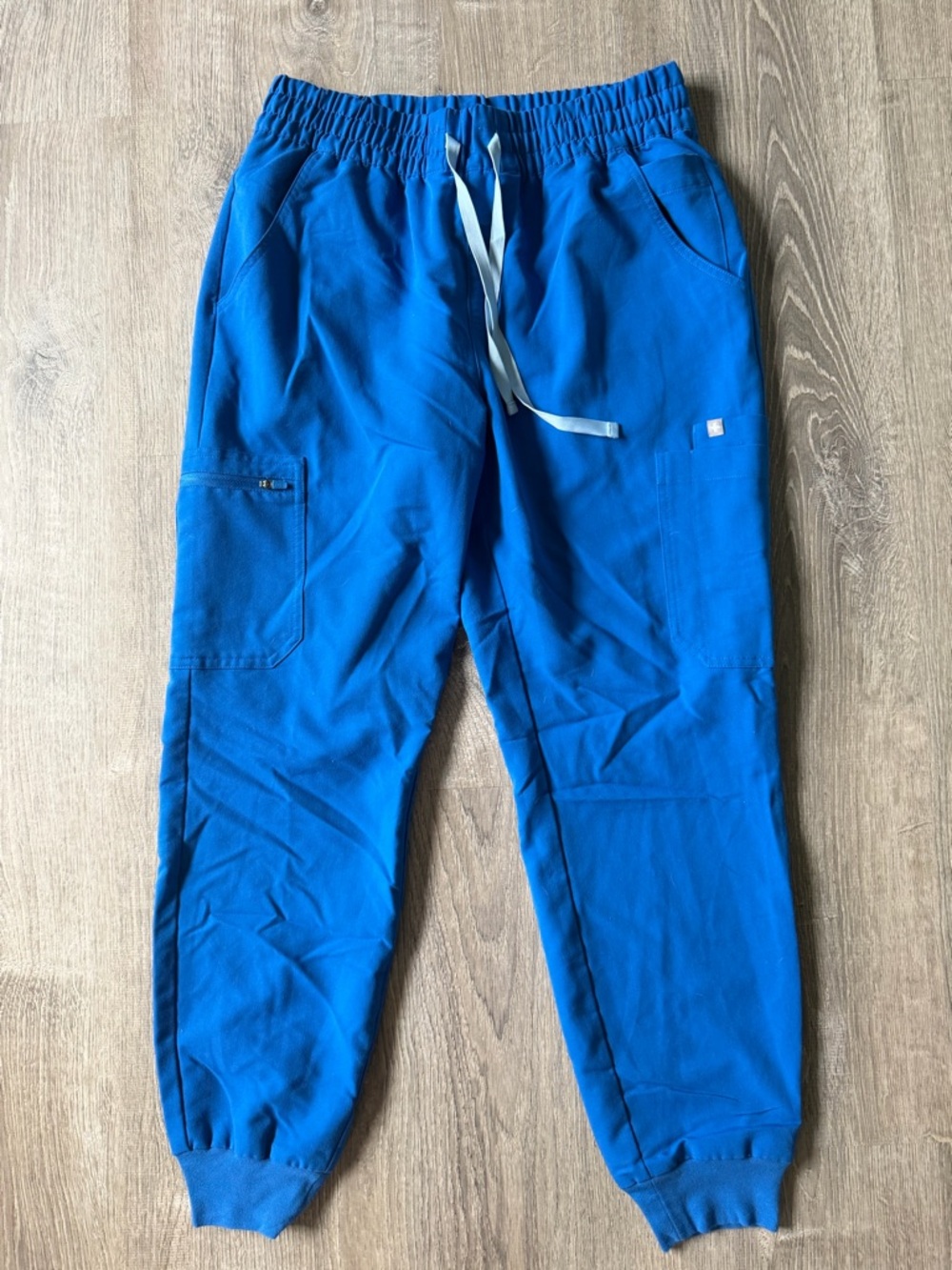 Electric Blue Uman HW Jogger scrubs